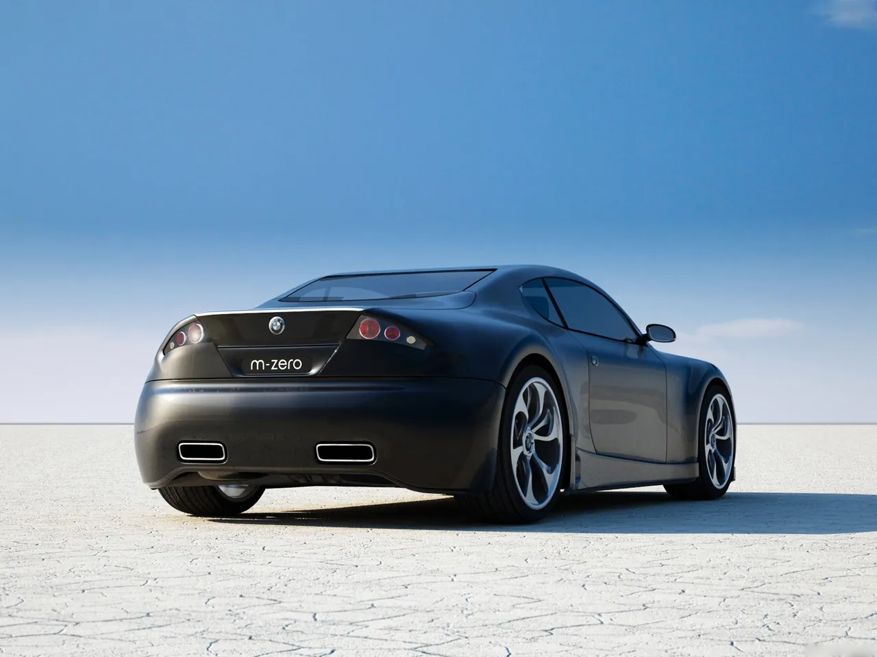 BMW M-Zero Concept (2008) – zadní tříčtvrteční pohled