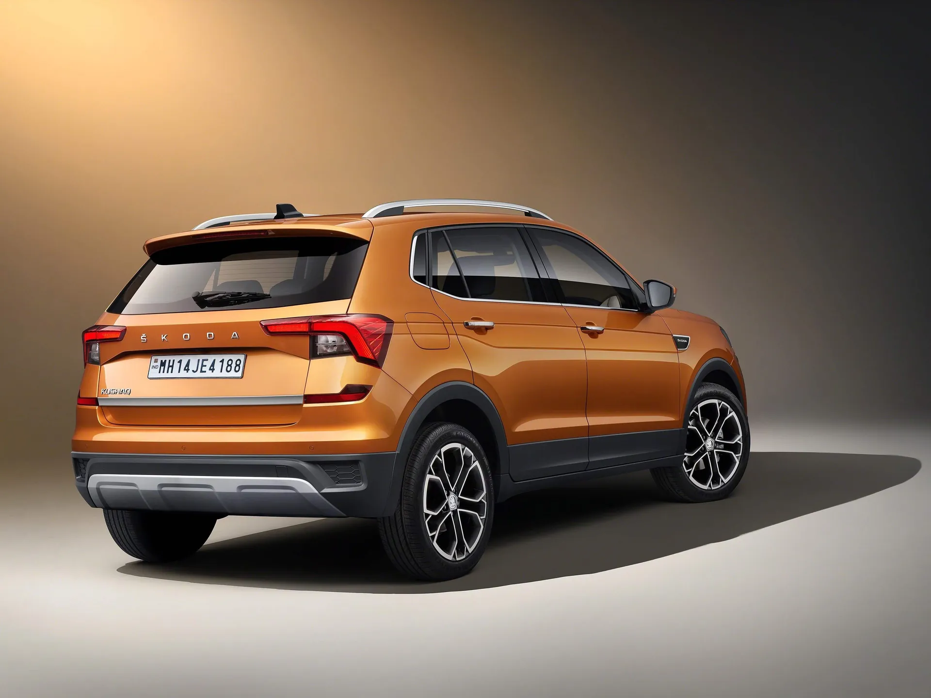 Skoda Kushaq (2022) – zadní tříčtvrteční pohled