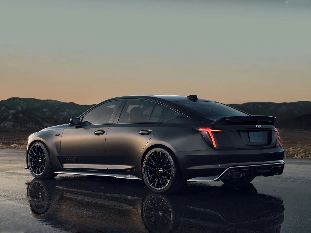Cadillac CT5-V Blackwing F1 Collector Series (2026) – zadní tříčtvrteční pohled