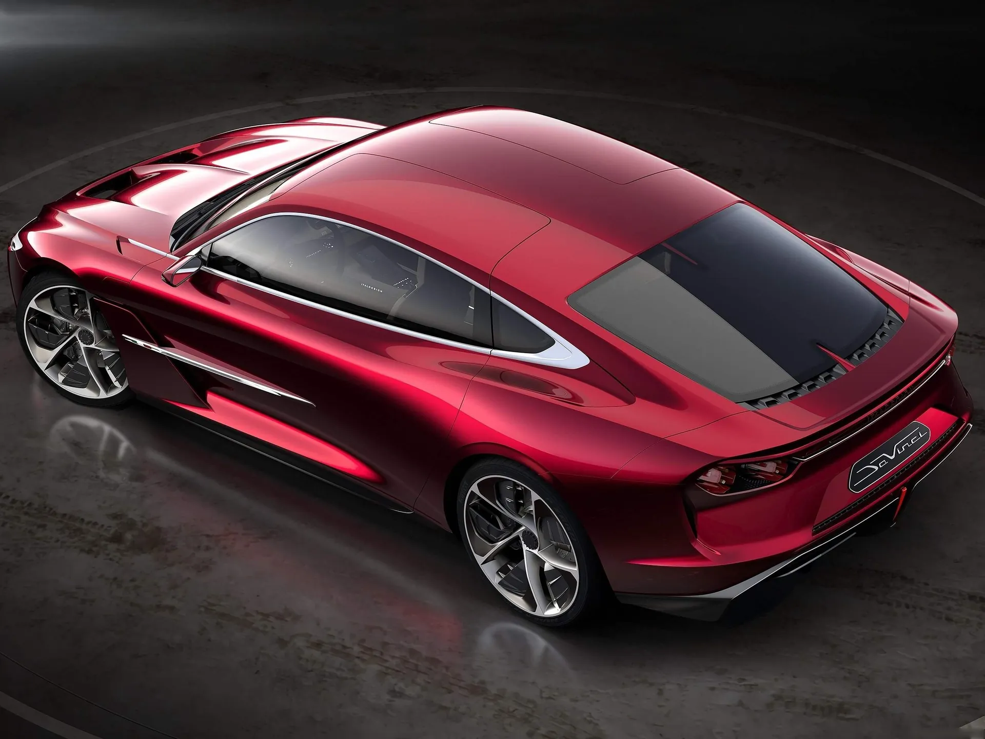 Italdesign DaVinci Concept (2019) – zadní tříčtvrteční pohled
