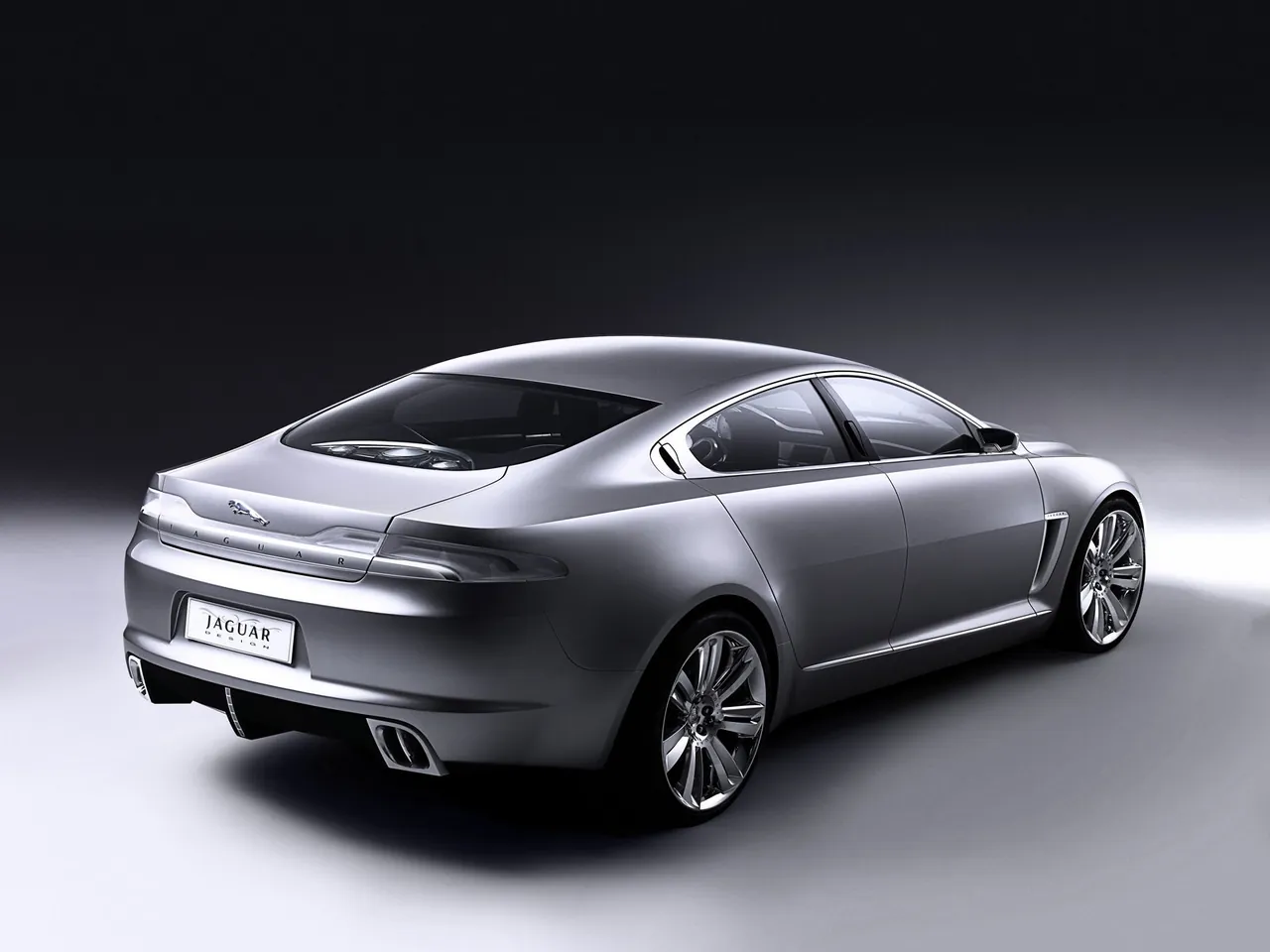 Jaguar C-XF Concept (2007) – zadní tříčtvrteční pohled