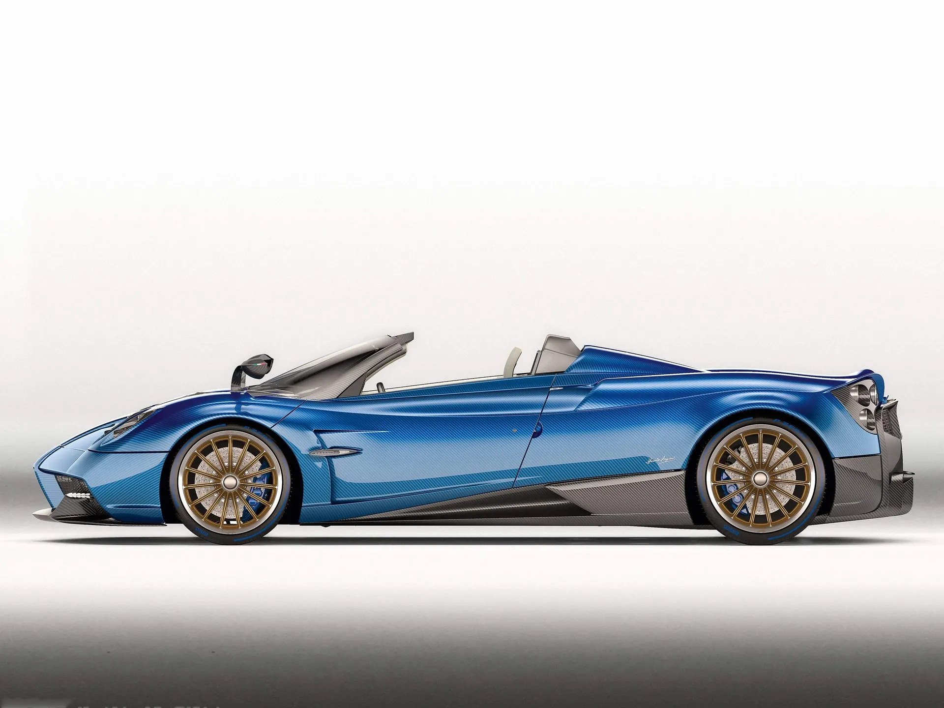 Pagani Huayra Roadster (2017) – boční profil