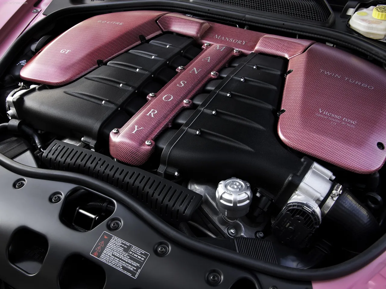 Mansory Vitesse Rose (2009) – motorový prostor