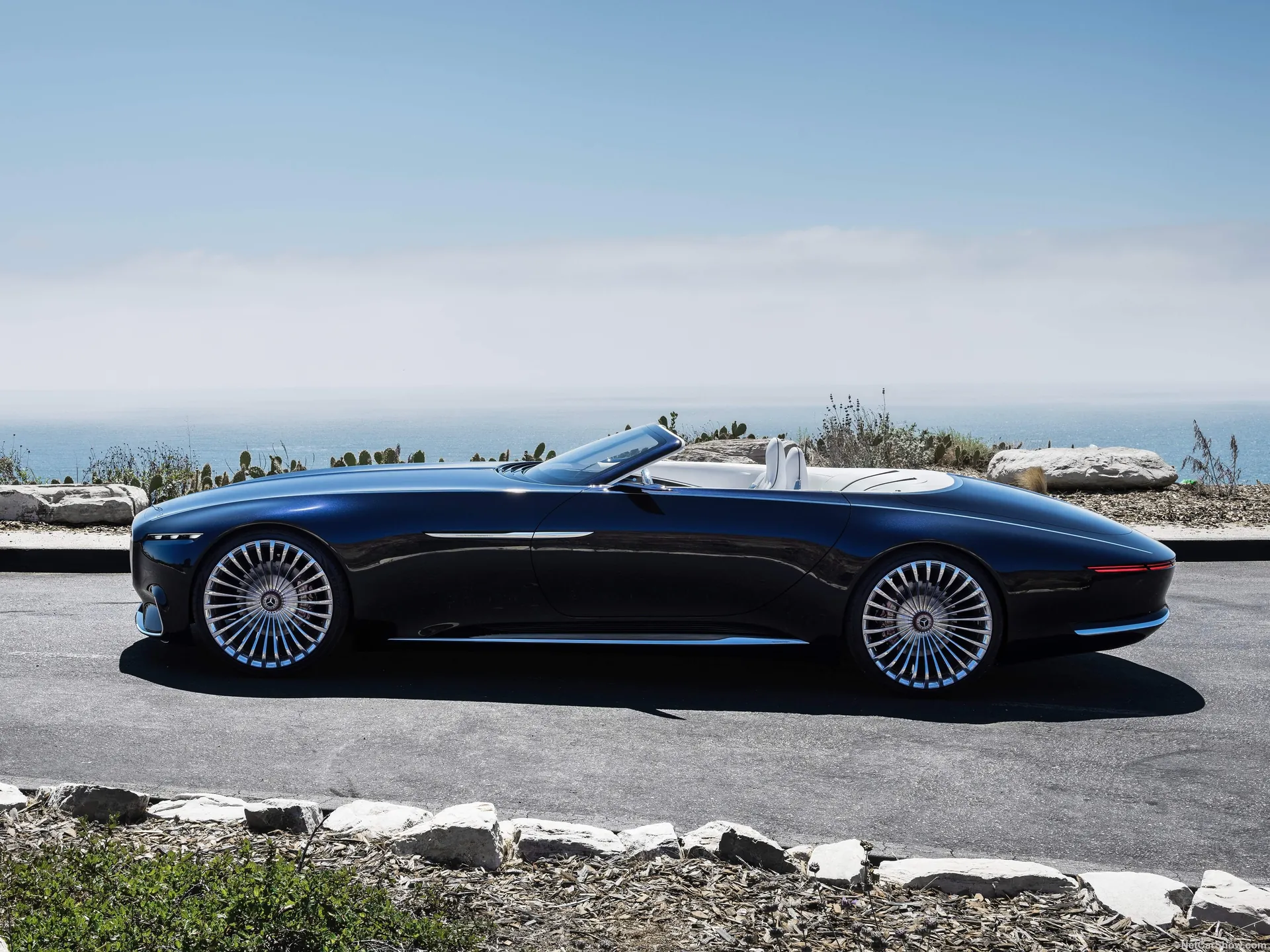 Mercedes-Benz Vision Maybach 6 Cabriolet Concept (2017) – boční profil