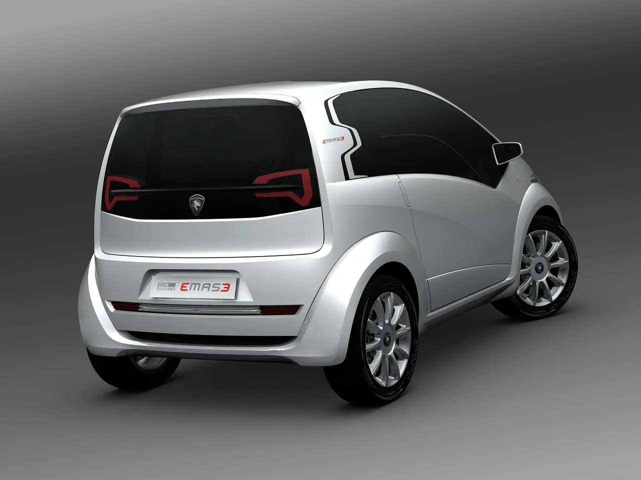 Italdesign Emas3 Concept (2010) – zadní tříčtvrteční pohled