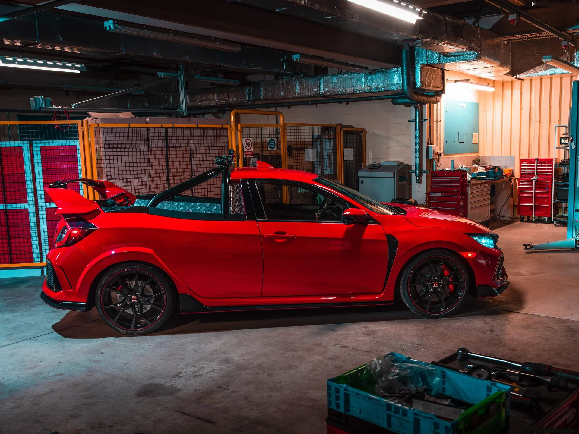 Honda Civic Type R Pickup Truck Concept (2018) - Side Profile