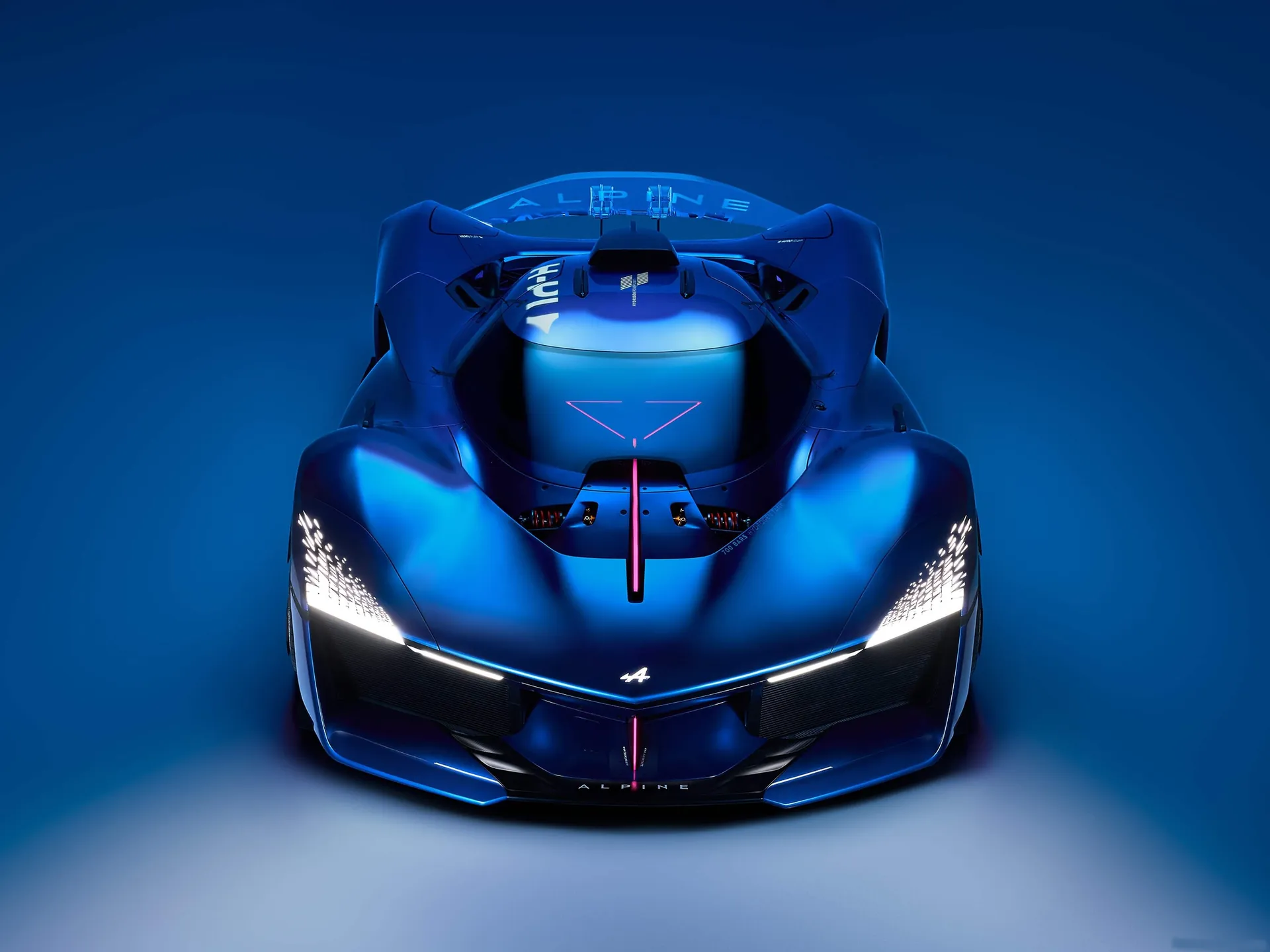 Alpine Alpenglow Hy4 Concept (2024) – zepředu
