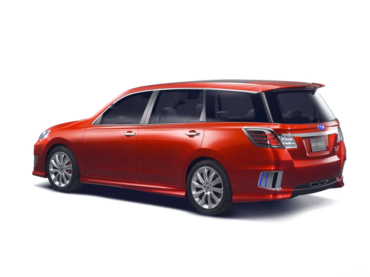 Subaru Exiga Concept (2007) – zadní tříčtvrteční pohled