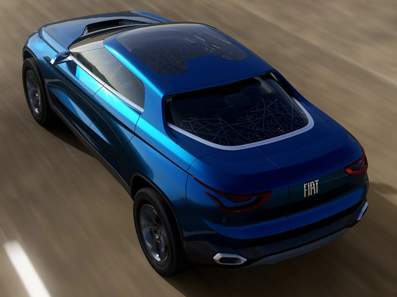 Fiat FCC4 Concept (2014) – zadní tříčtvrteční pohled