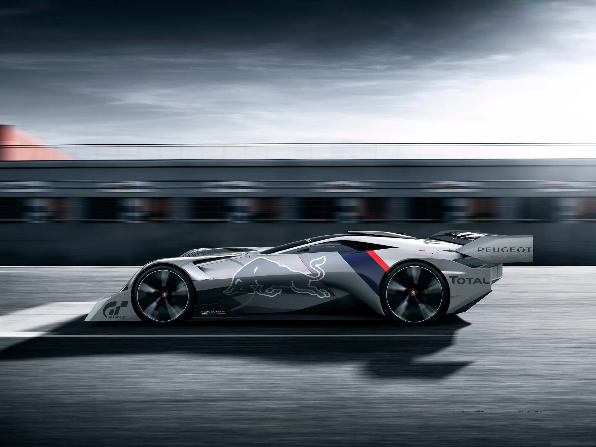 Peugeot L750 R HYbrid Concept (2017) – boční profil