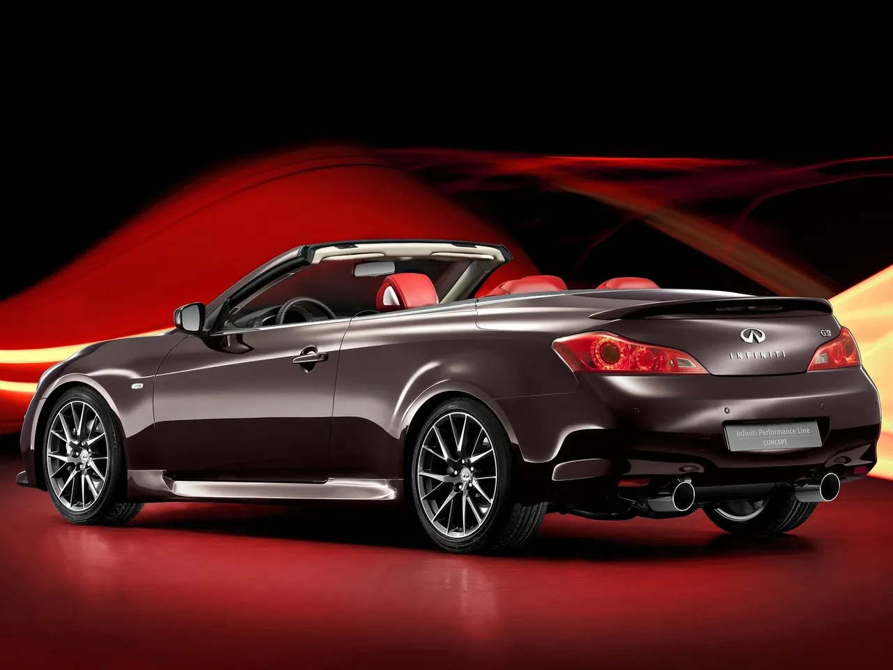 Infiniti IPL G Cabrio Concept (2010) – zadní tříčtvrteční pohled