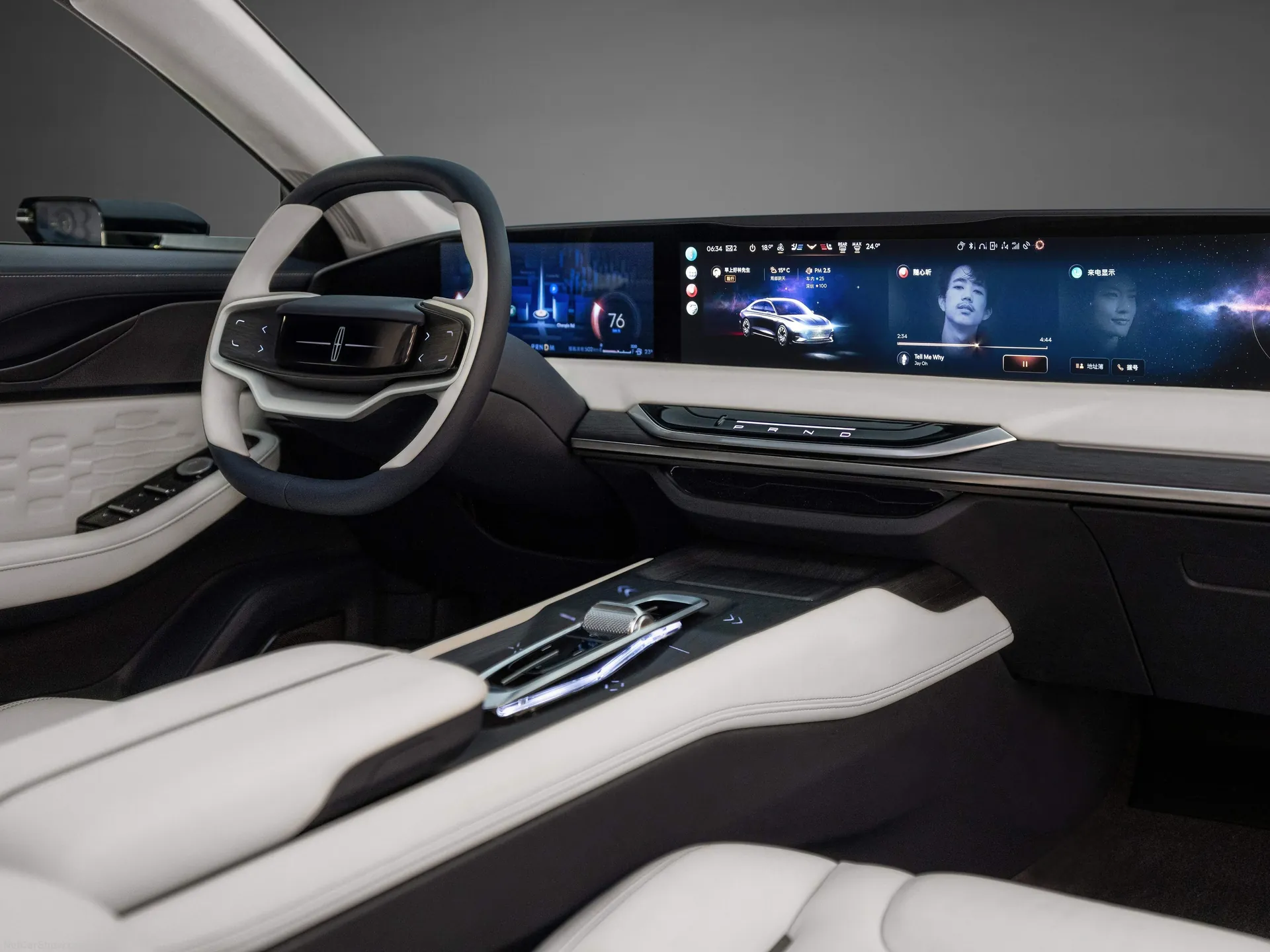 Lincoln Zephyr Reflection Concept (2021) – interiér