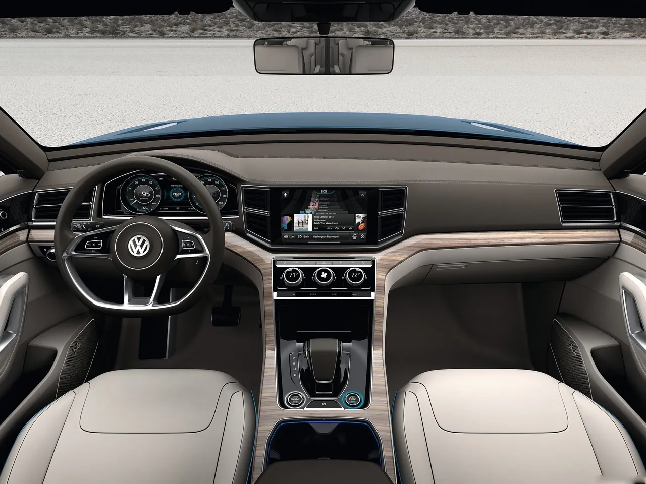 Volkswagen CrossBlue Concept (2013) – interiér