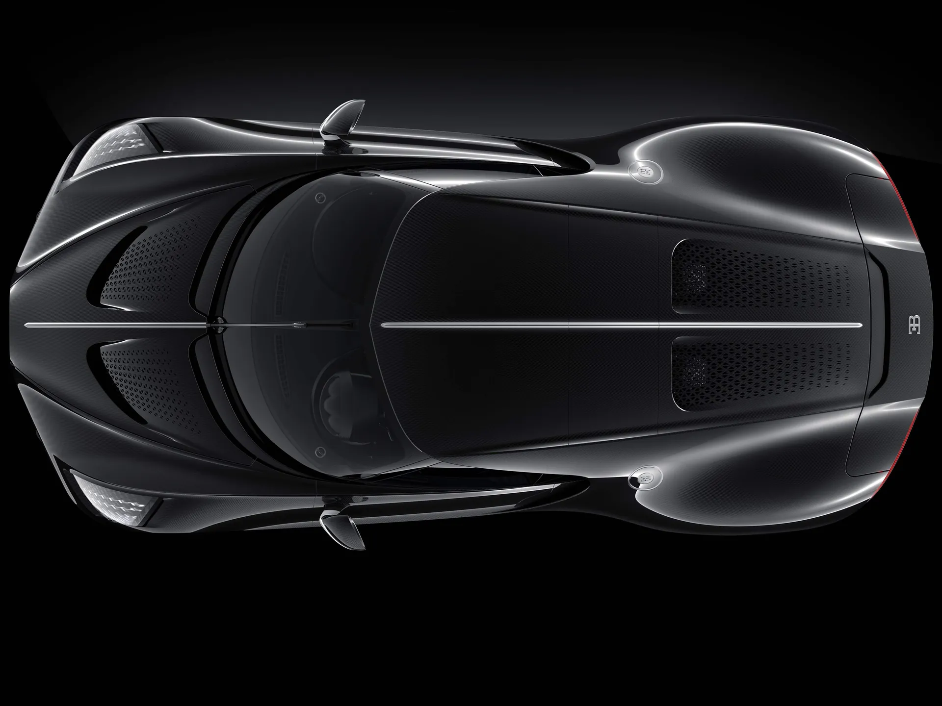 Bugatti La Voiture Noire (2019) – pohled shora