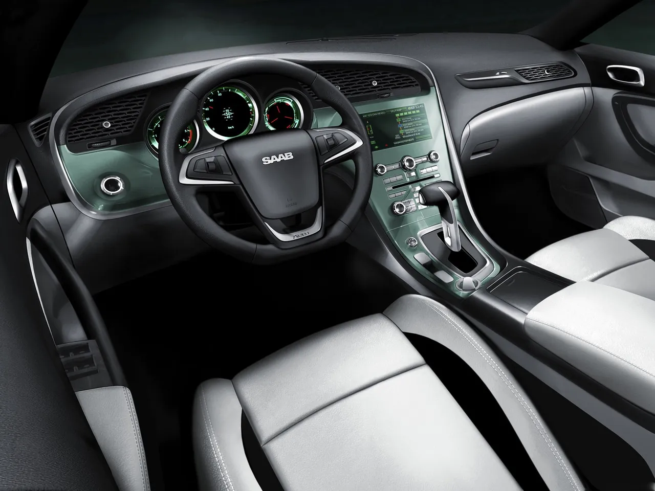 Saab 9-4X BioPower Concept (2008) – interiér