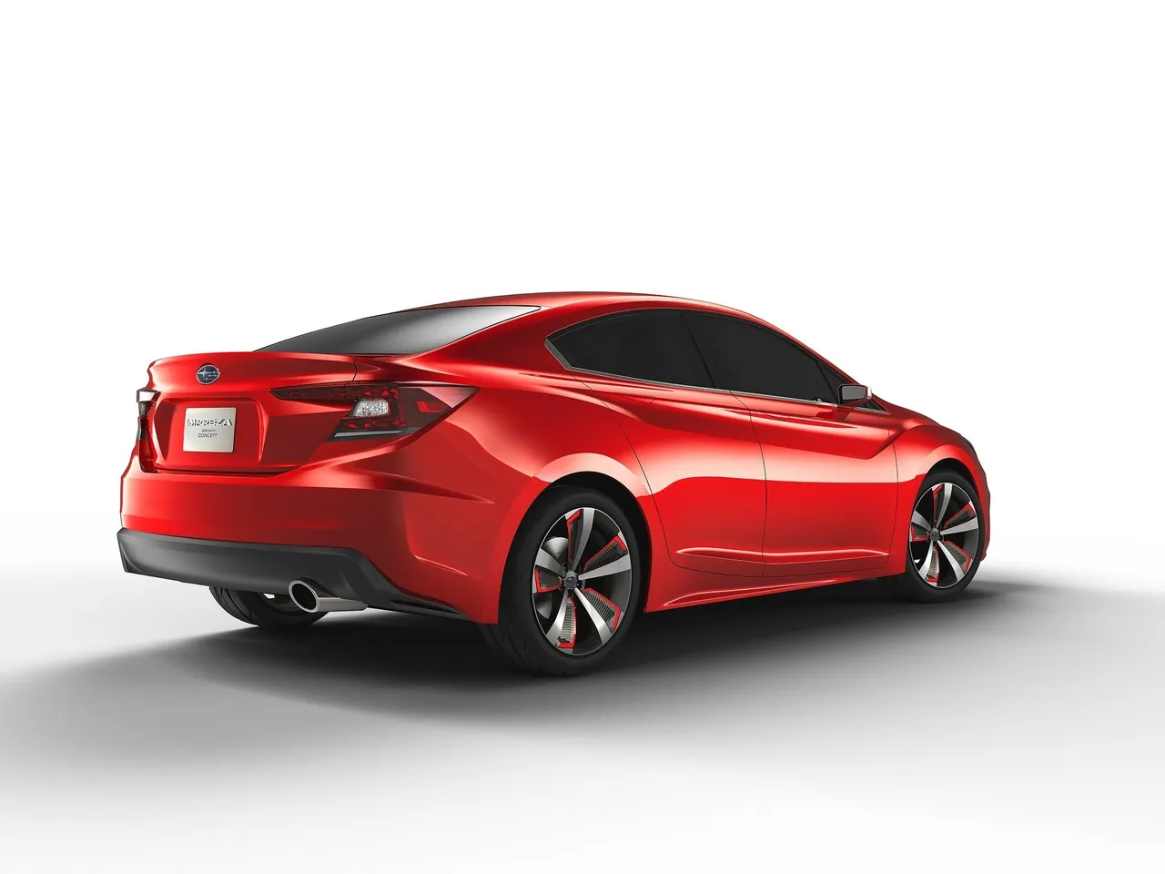 Subaru Impreza Sedan Concept (2015) – zadní tříčtvrteční pohled