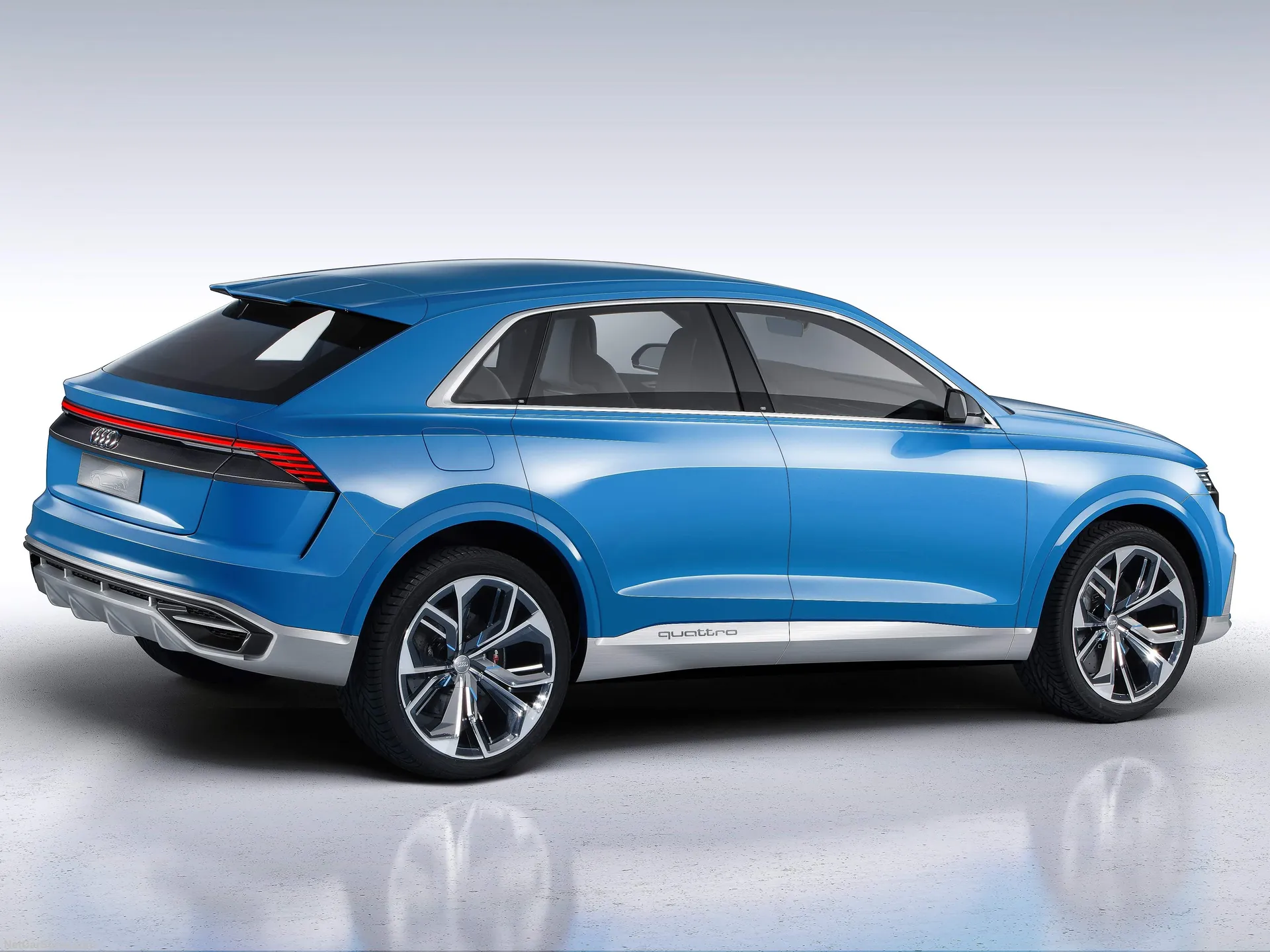 Audi Q8 Concept (2017) – zadní tříčtvrteční pohled