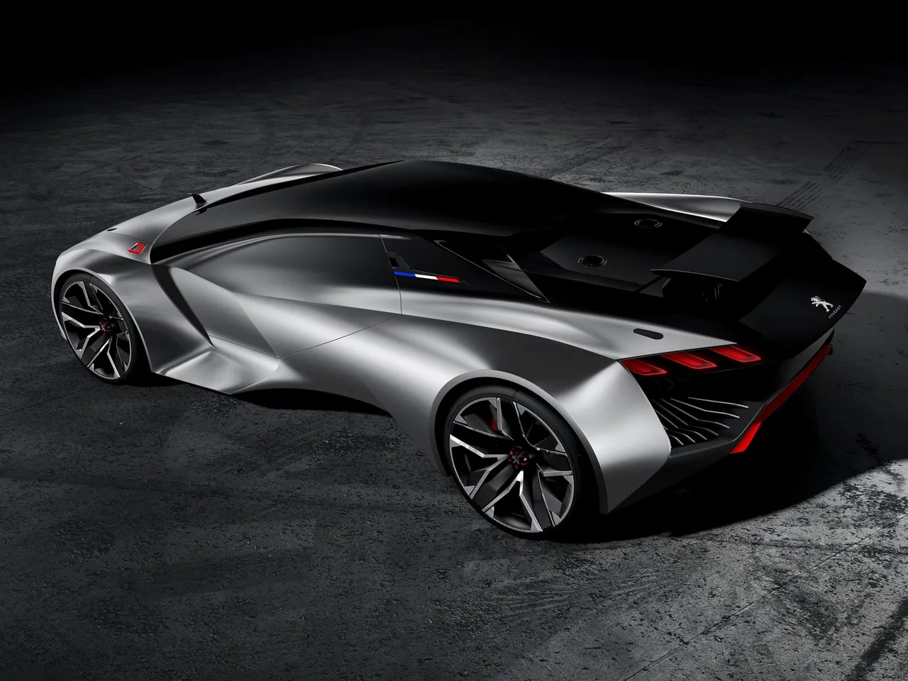 Peugeot Vision Gran Turismo Concept (2015) – zadní tříčtvrteční pohled