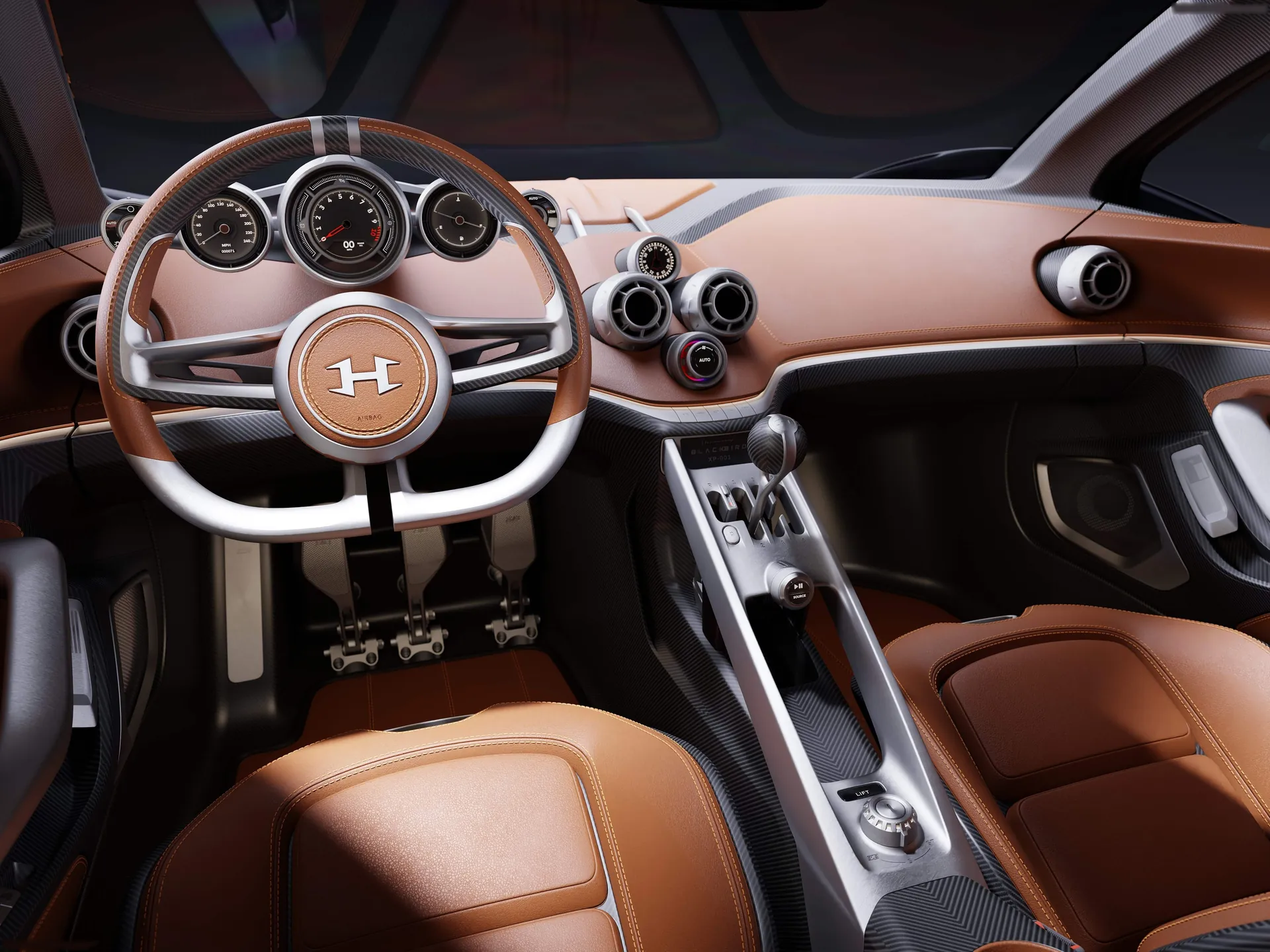 Hennessey Blackbird (2030) – interiér