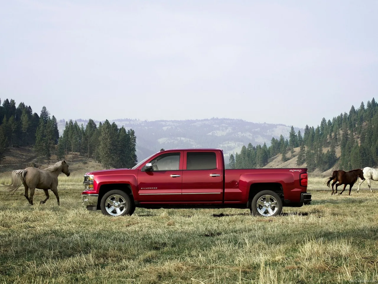 Chevrolet Silverado (2014) – boční profil