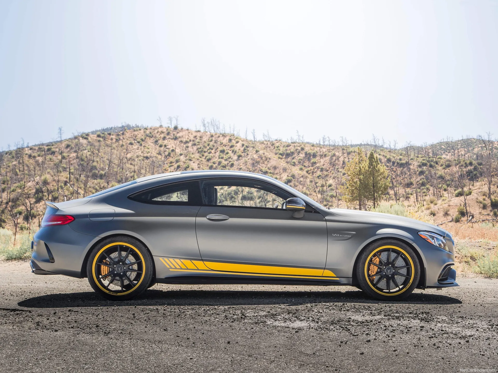 Mercedes-Benz C63 AMG Coupe Edition 1 (2017) - Side Profile