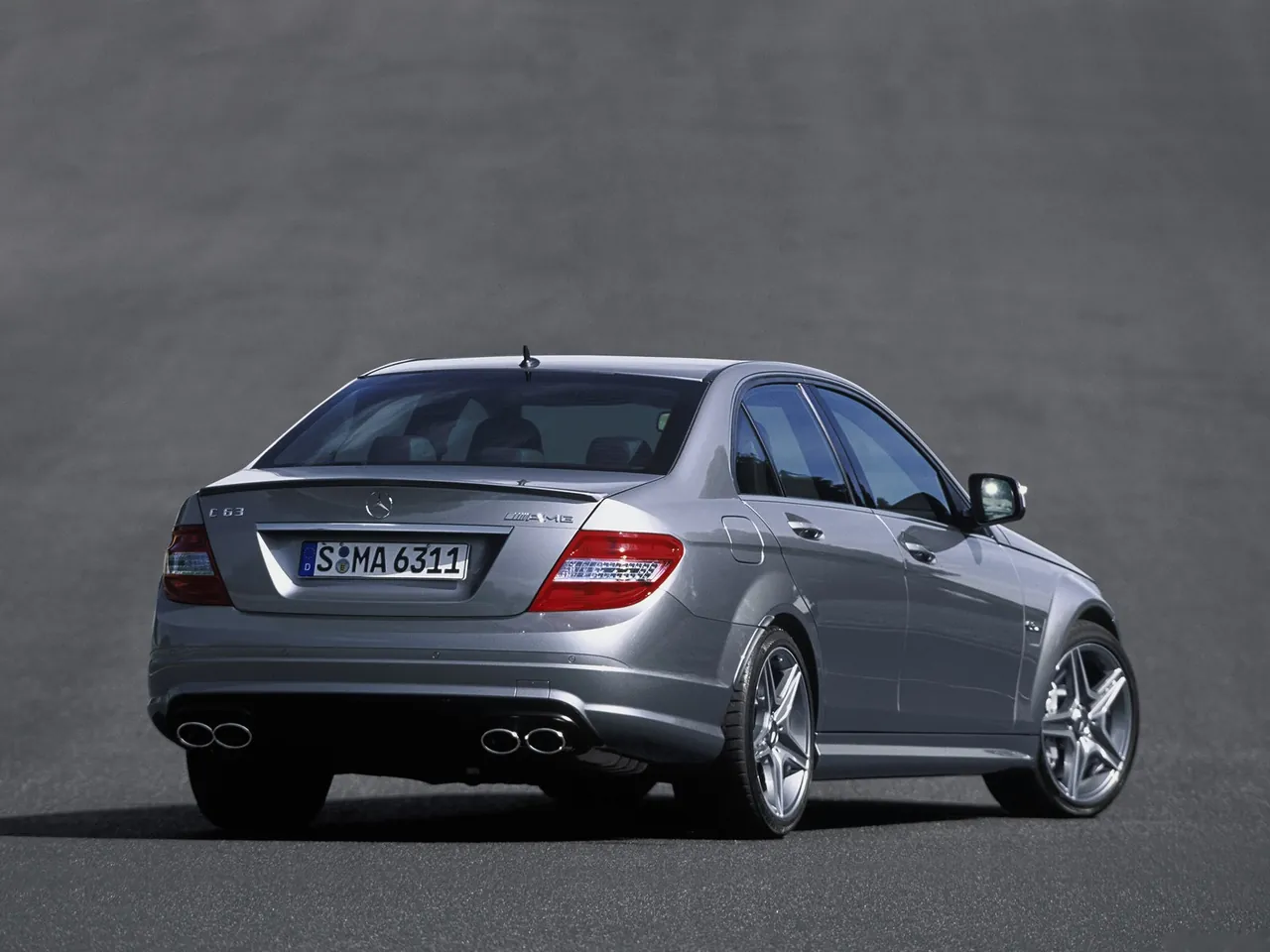 Mercedes-Benz C63 AMG (2008) - Rear Three-Quarter