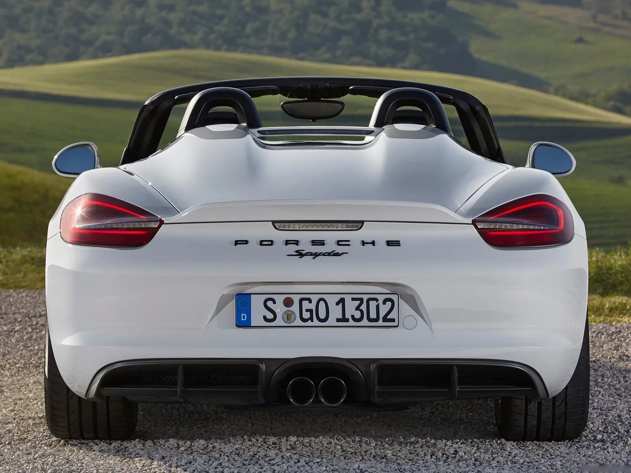 Porsche Boxster Spyder (2016) - Rear