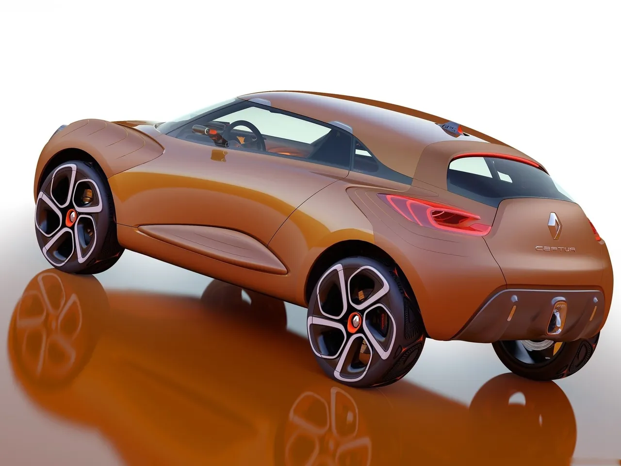 Renault Captur Concept (2011) – zadní tříčtvrteční pohled