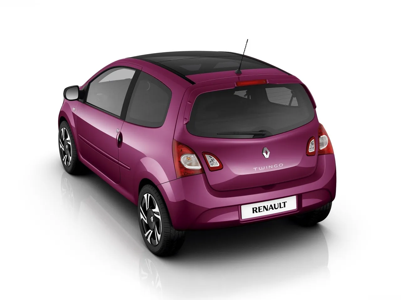 Renault Twingo (2012) – zadní tříčtvrteční pohled