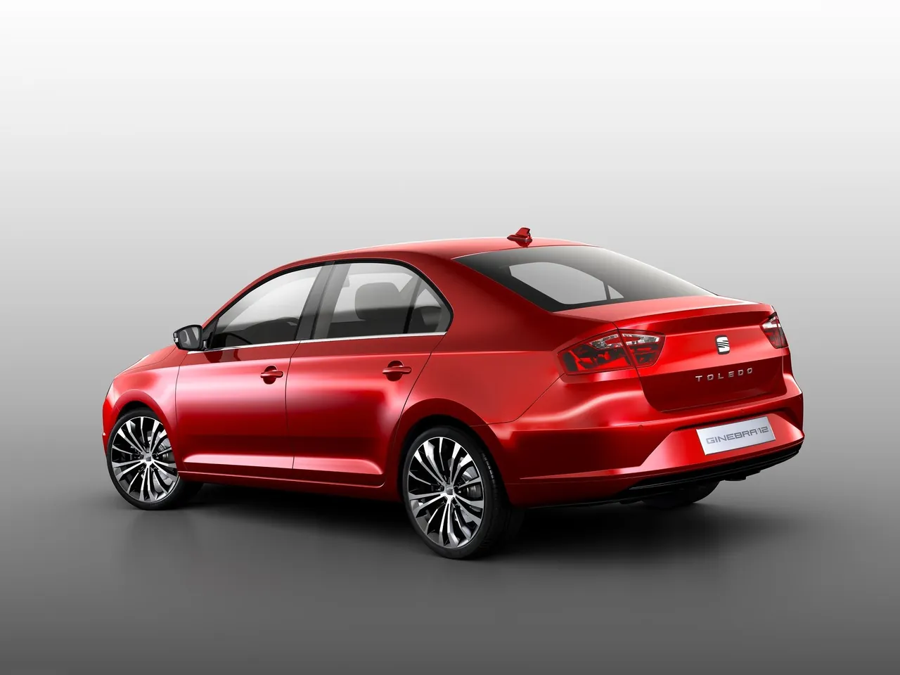 Seat Toledo Concept (2012) – zadní tříčtvrteční pohled