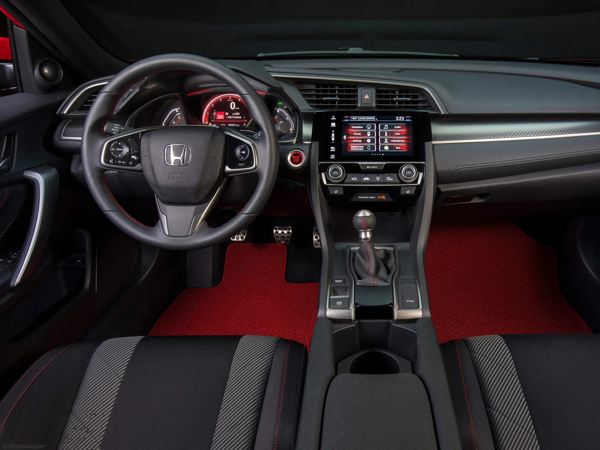 Honda Civic Si Concept (2016) – interiér