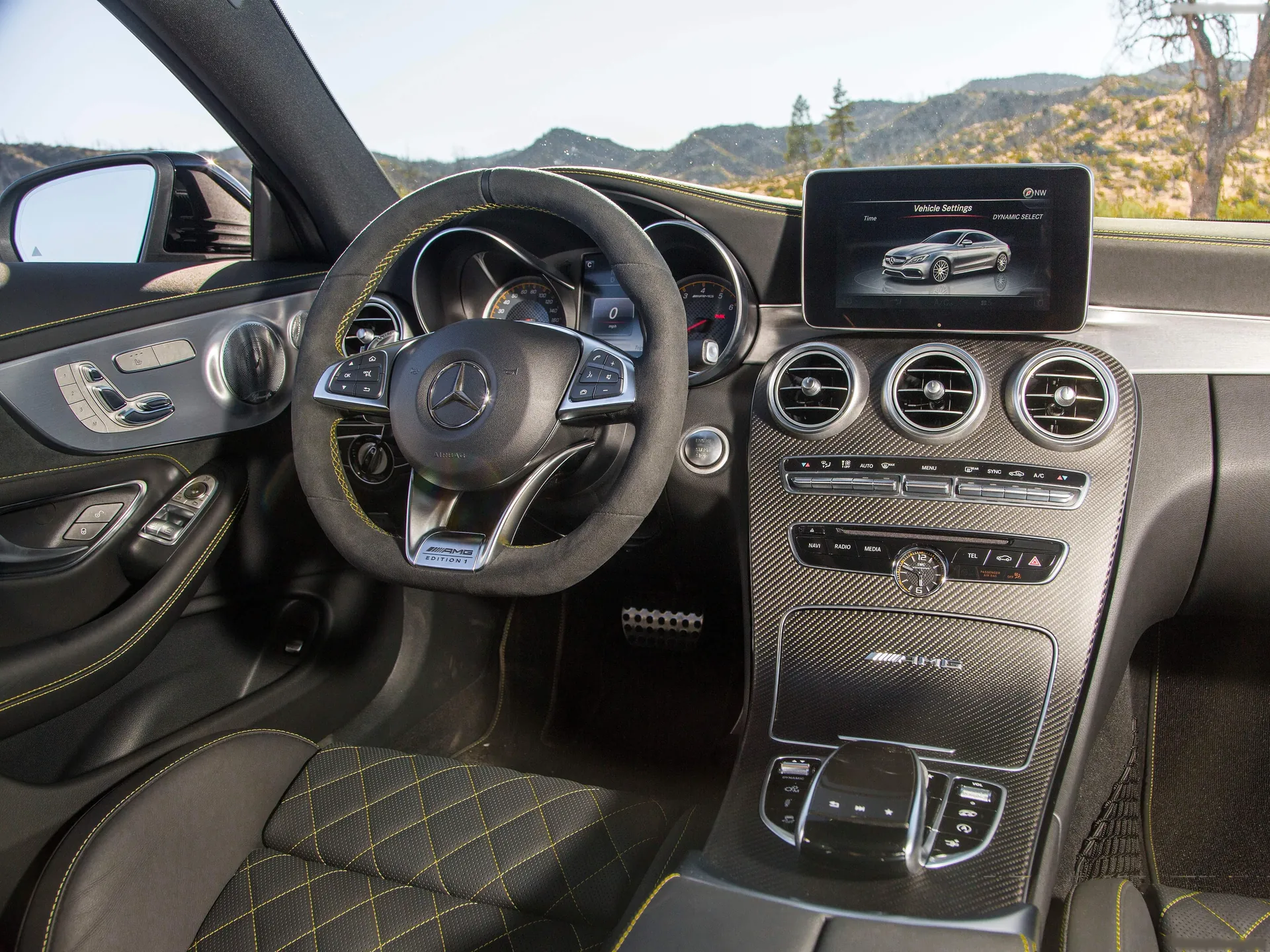 Mercedes-Benz C63 AMG Coupe Edition 1 (2017) - Interior