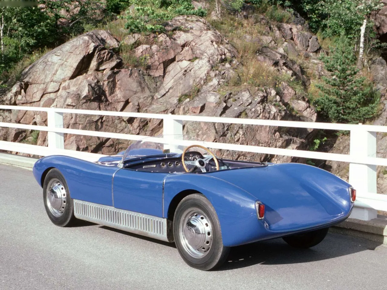 Saab Sonett I (1956) – zadní tříčtvrteční pohled