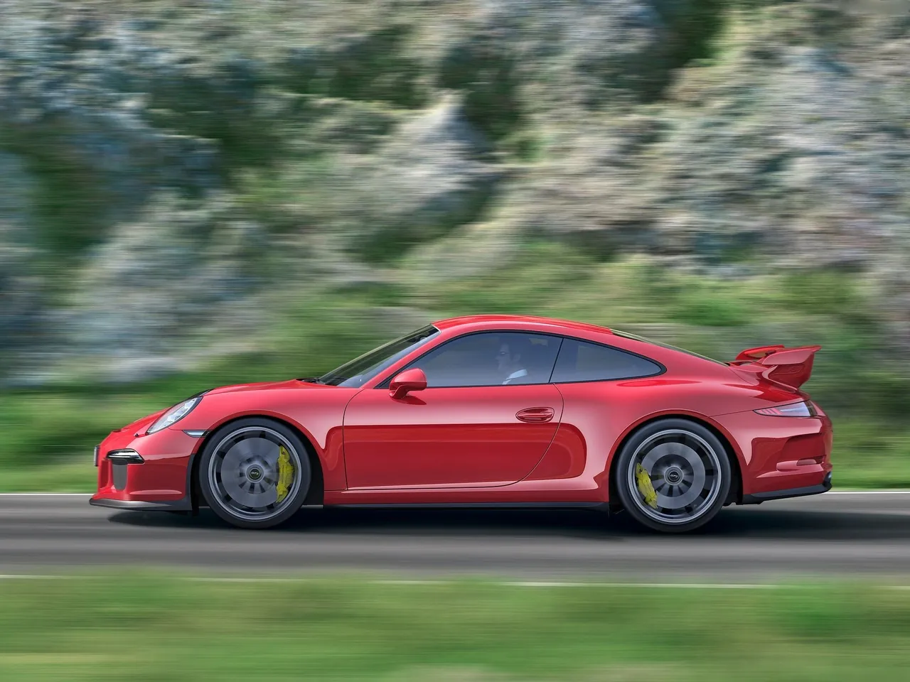 Porsche 911 GT3 (2014) – boční profil