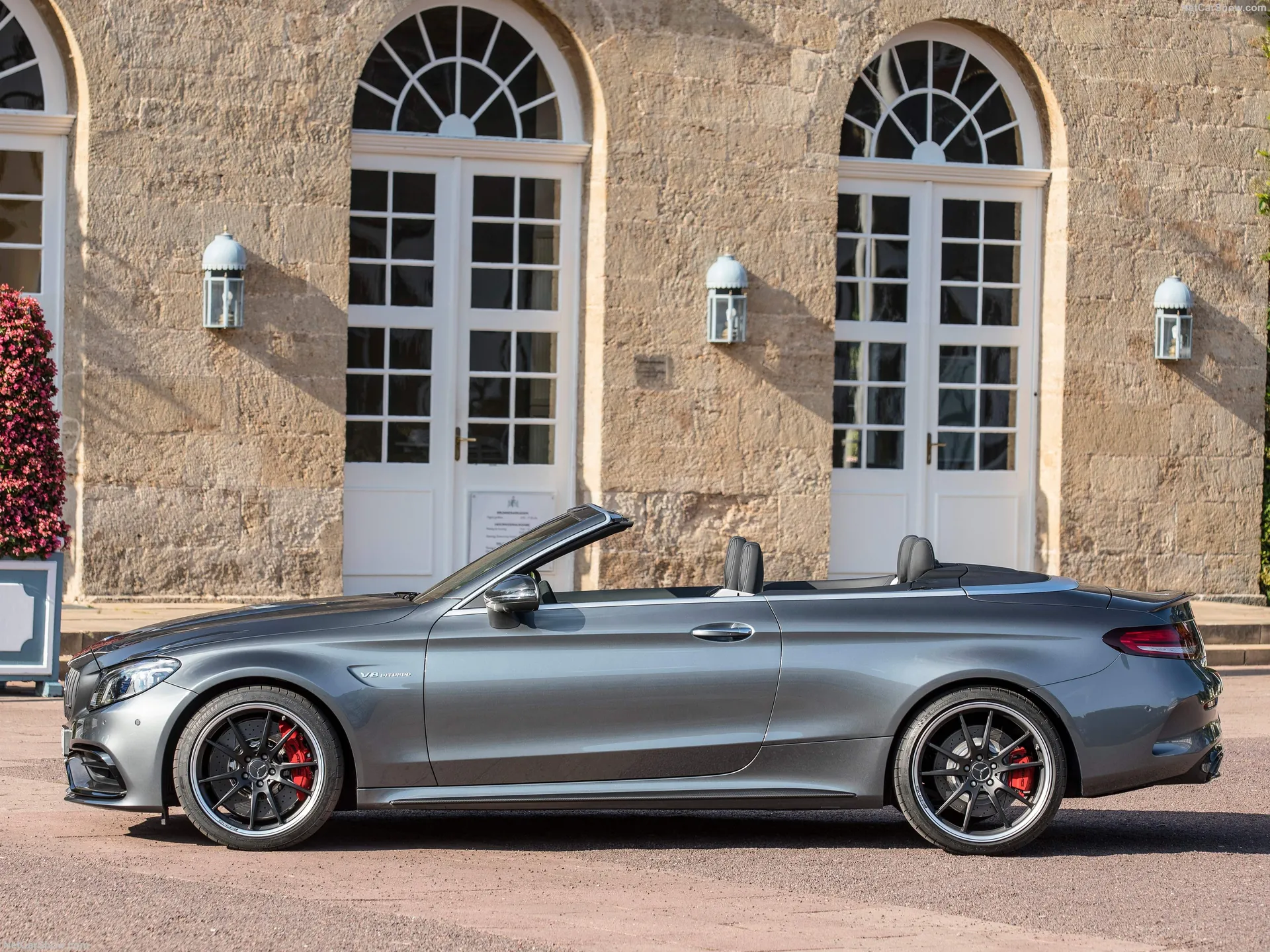 Mercedes-Benz C63 S AMG Cabriolet (2019) - Side Profile