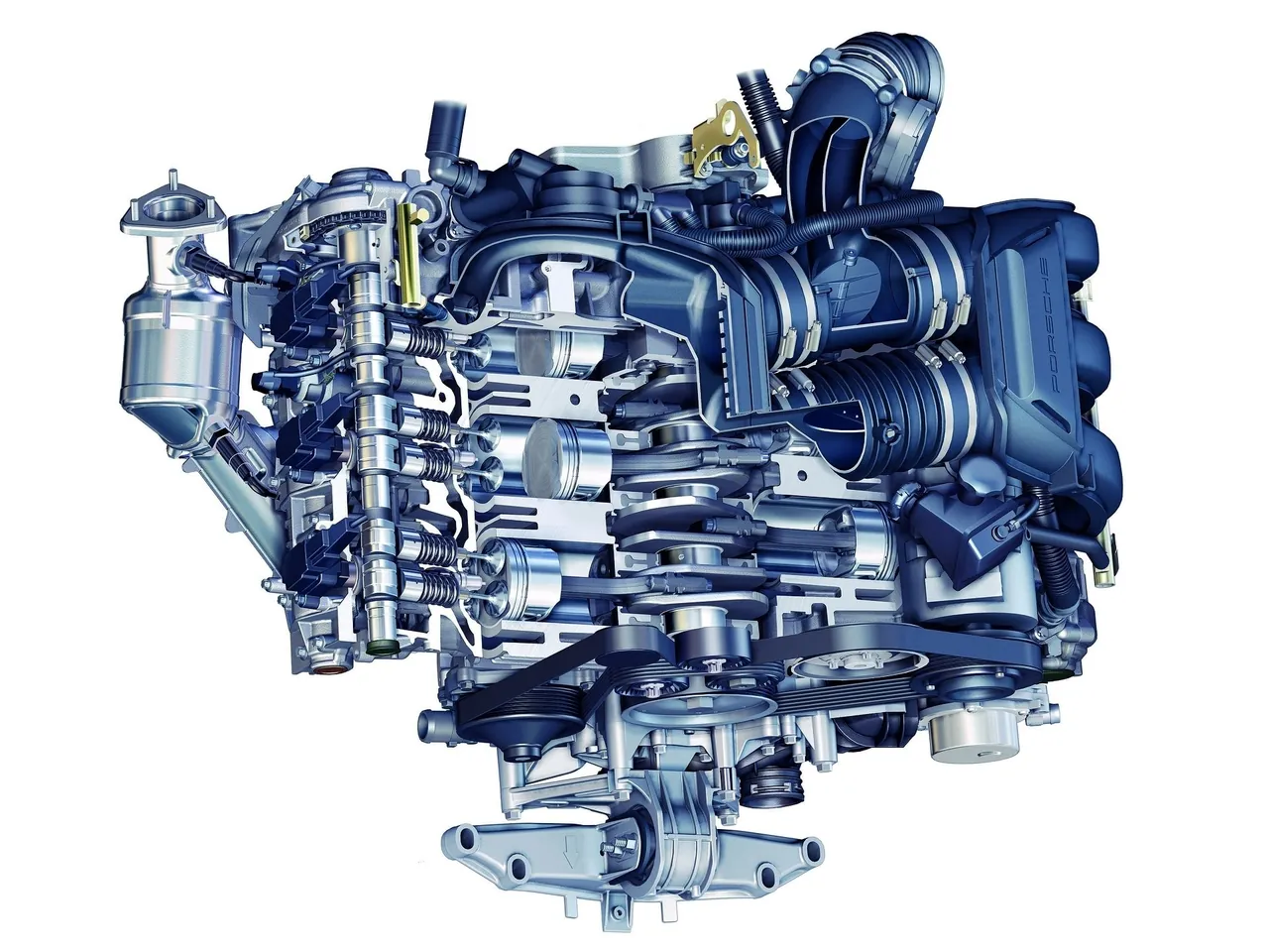 Porsche Cayman (2007) - Engine