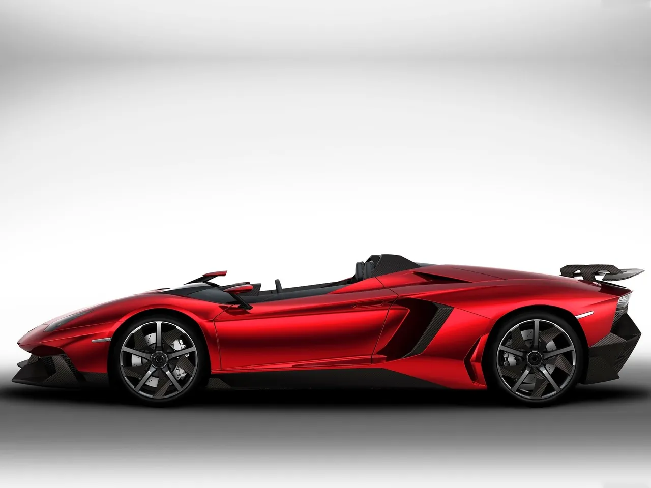 Lamborghini Aventador J Concept (2012) – boční profil