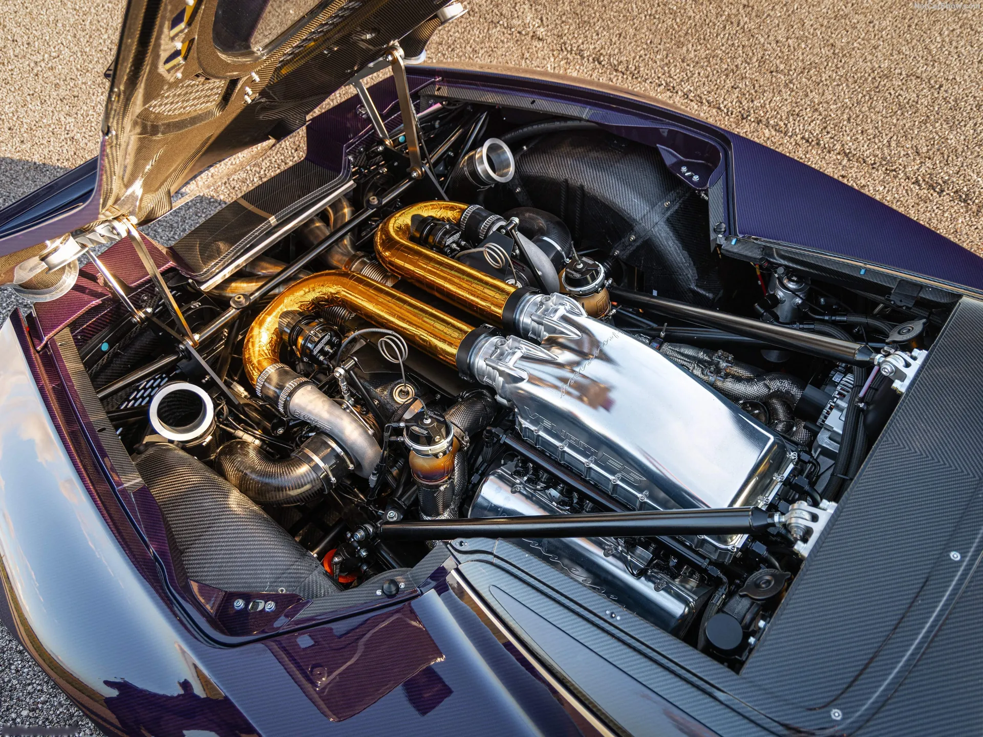 Hennessey Venom F5-M (2027) – motorový prostor