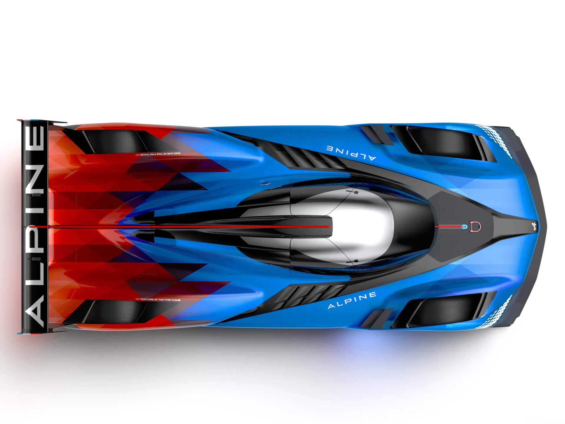 Alpine A424 Beta Concept (2023) – pohled shora