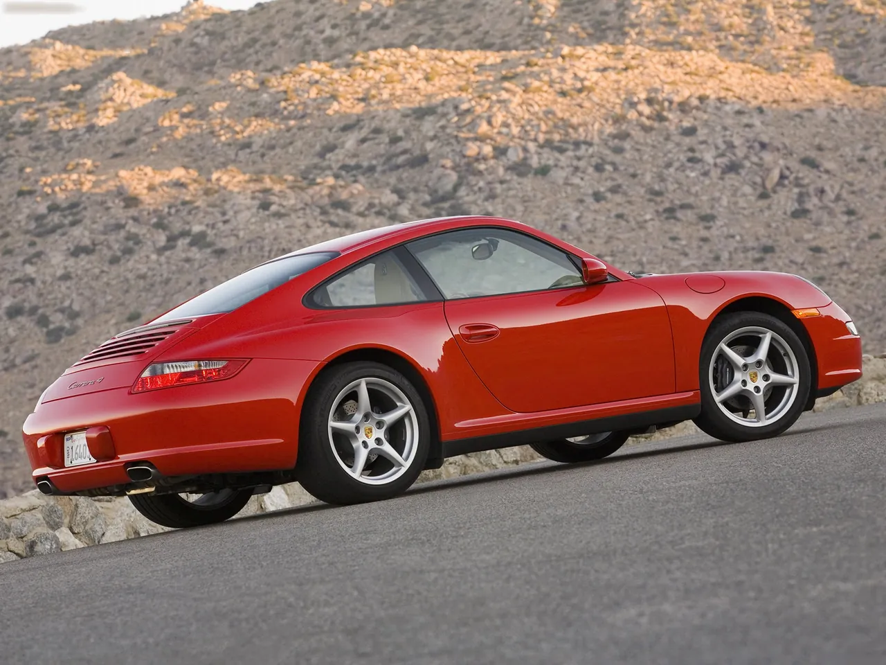 Porsche 911 Carrera 4 (2007) - Rear Three-Quarter