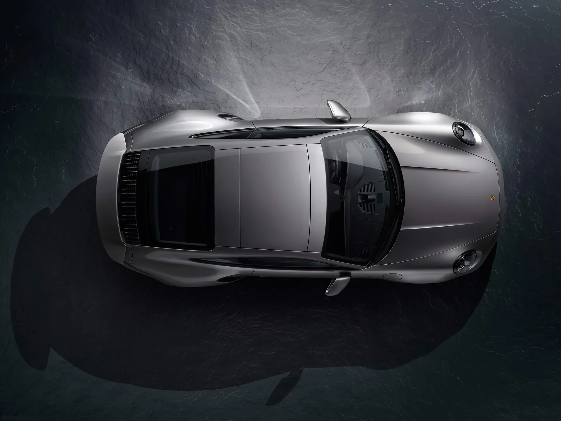 Porsche 911 Turbo S (2021) - Top view