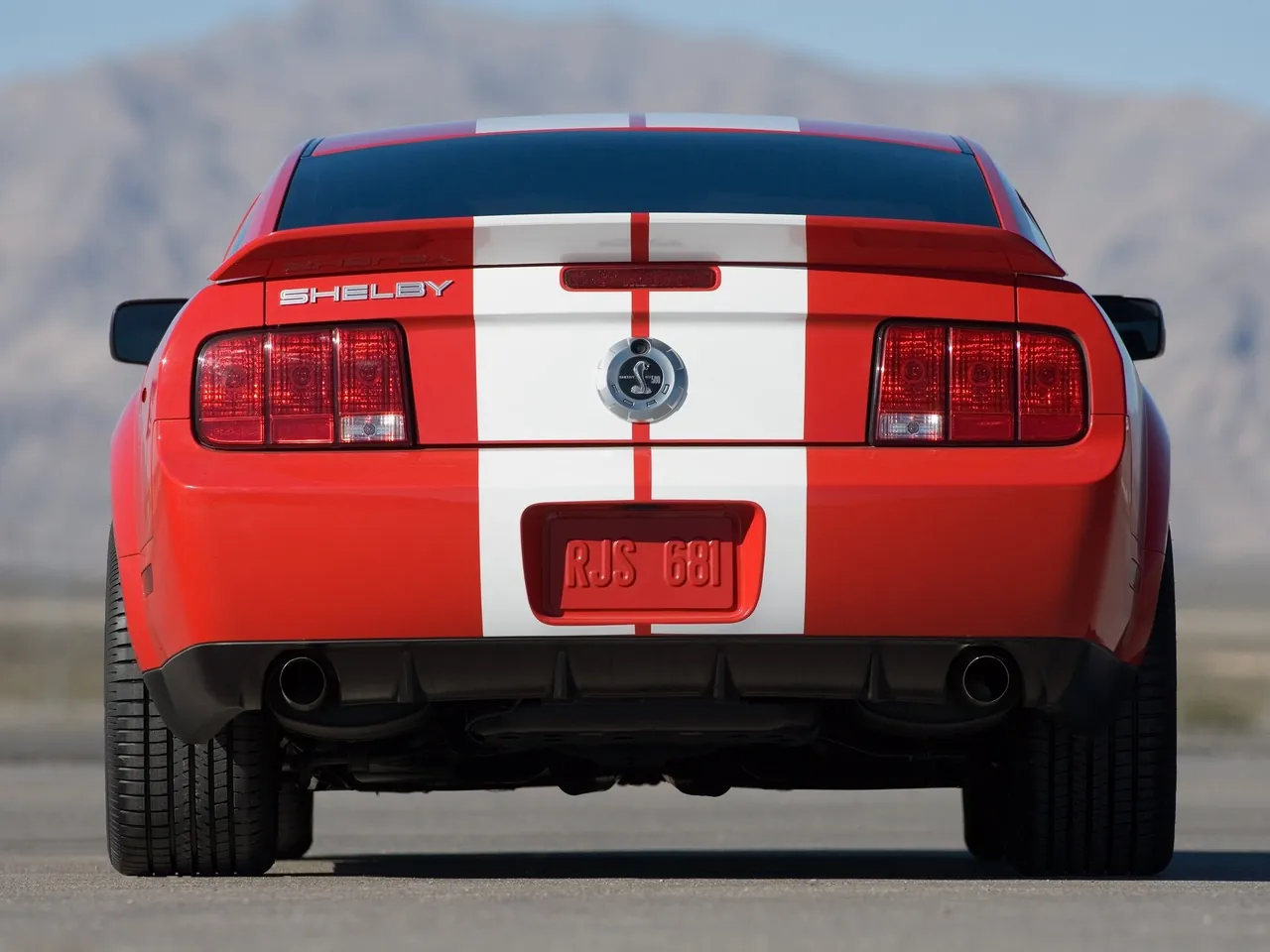 Ford Mustang Shelby GT500 (2007) – zezadu