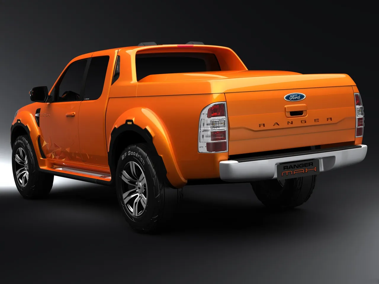 Ford Ranger Max Concept (2008) – zadní tříčtvrteční pohled
