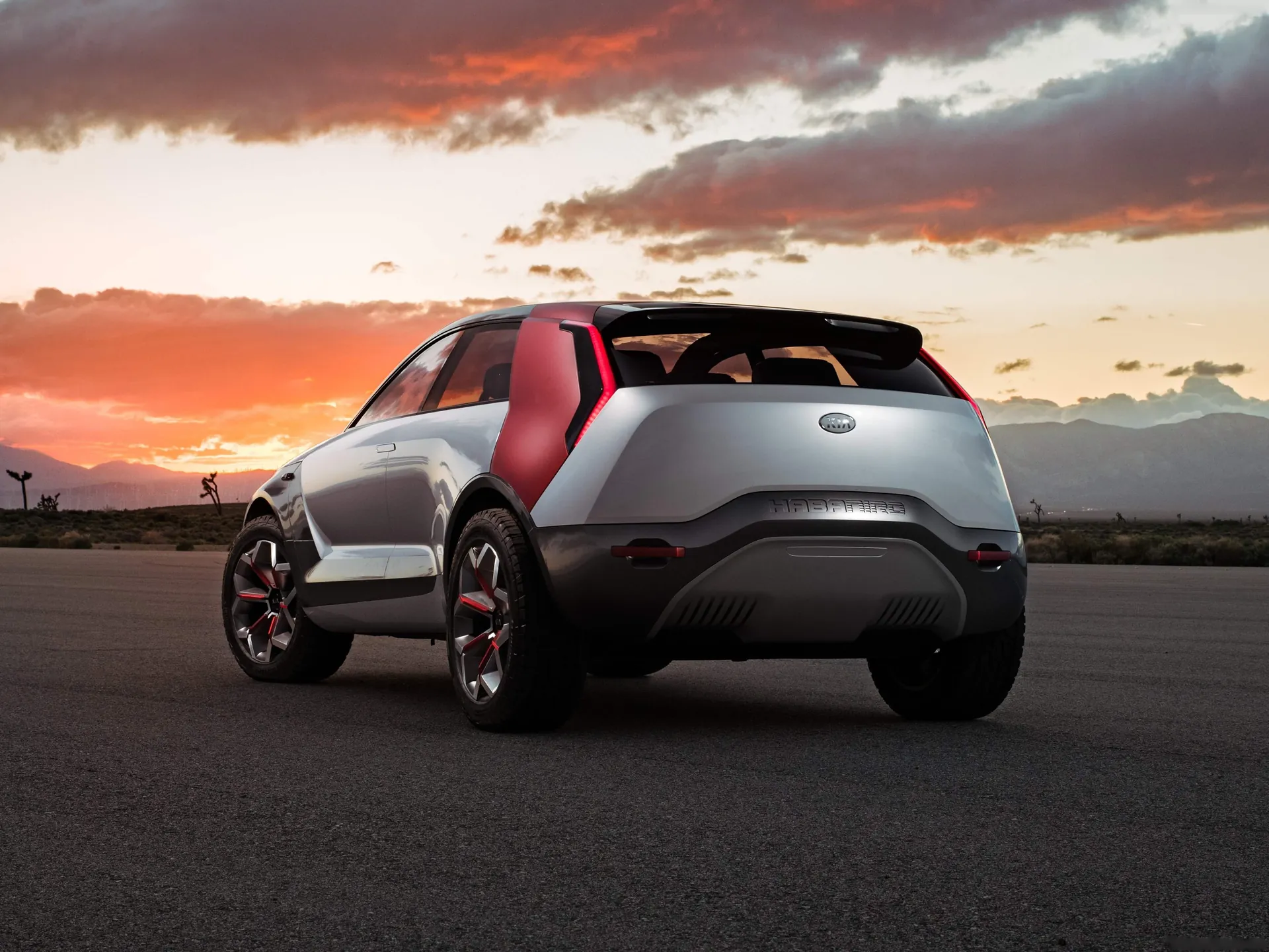 Kia HabaNiro Concept (2019) – zadní tříčtvrteční pohled