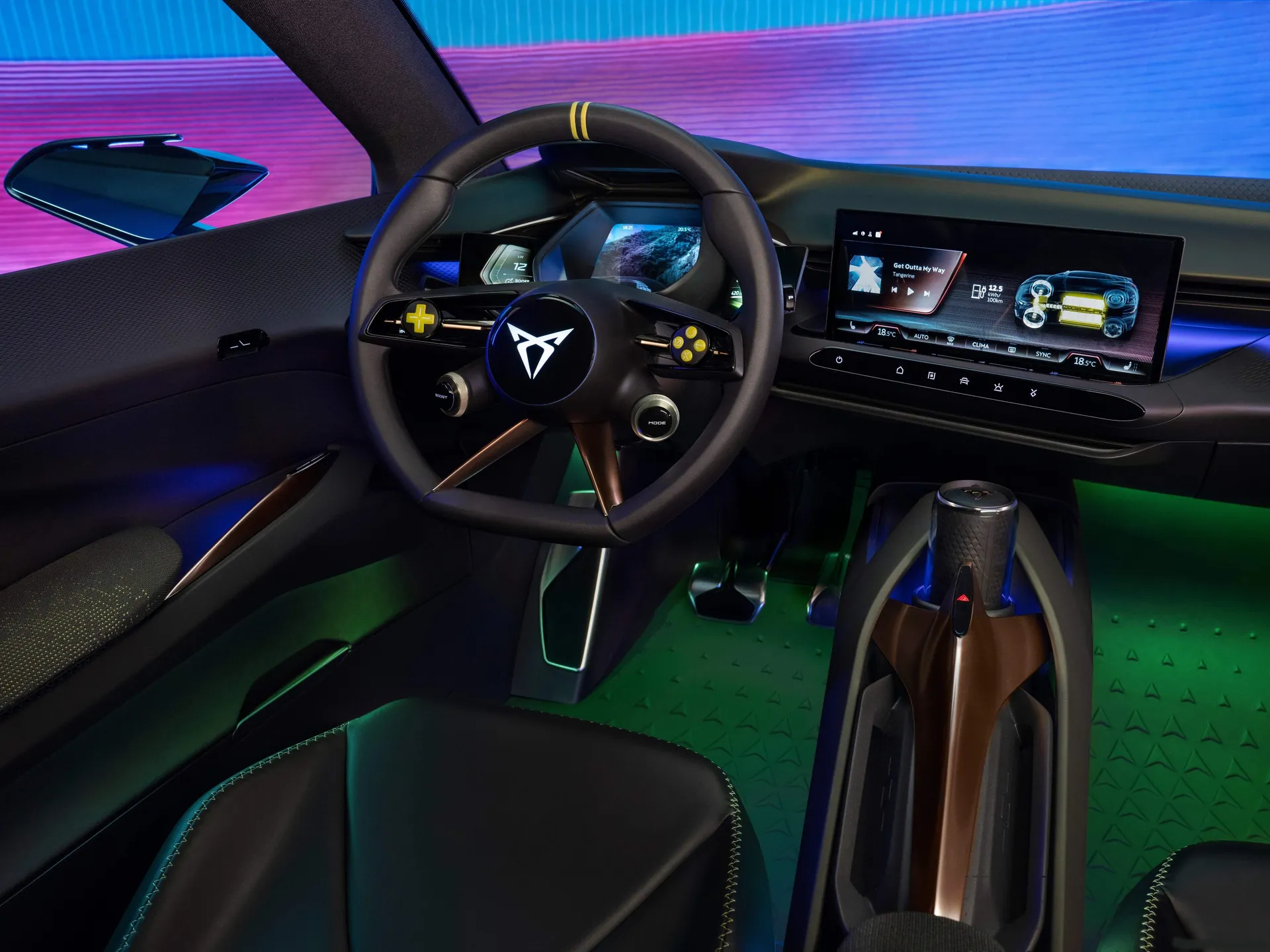 Cupra UrbanRebel Concept (2022) – interiér