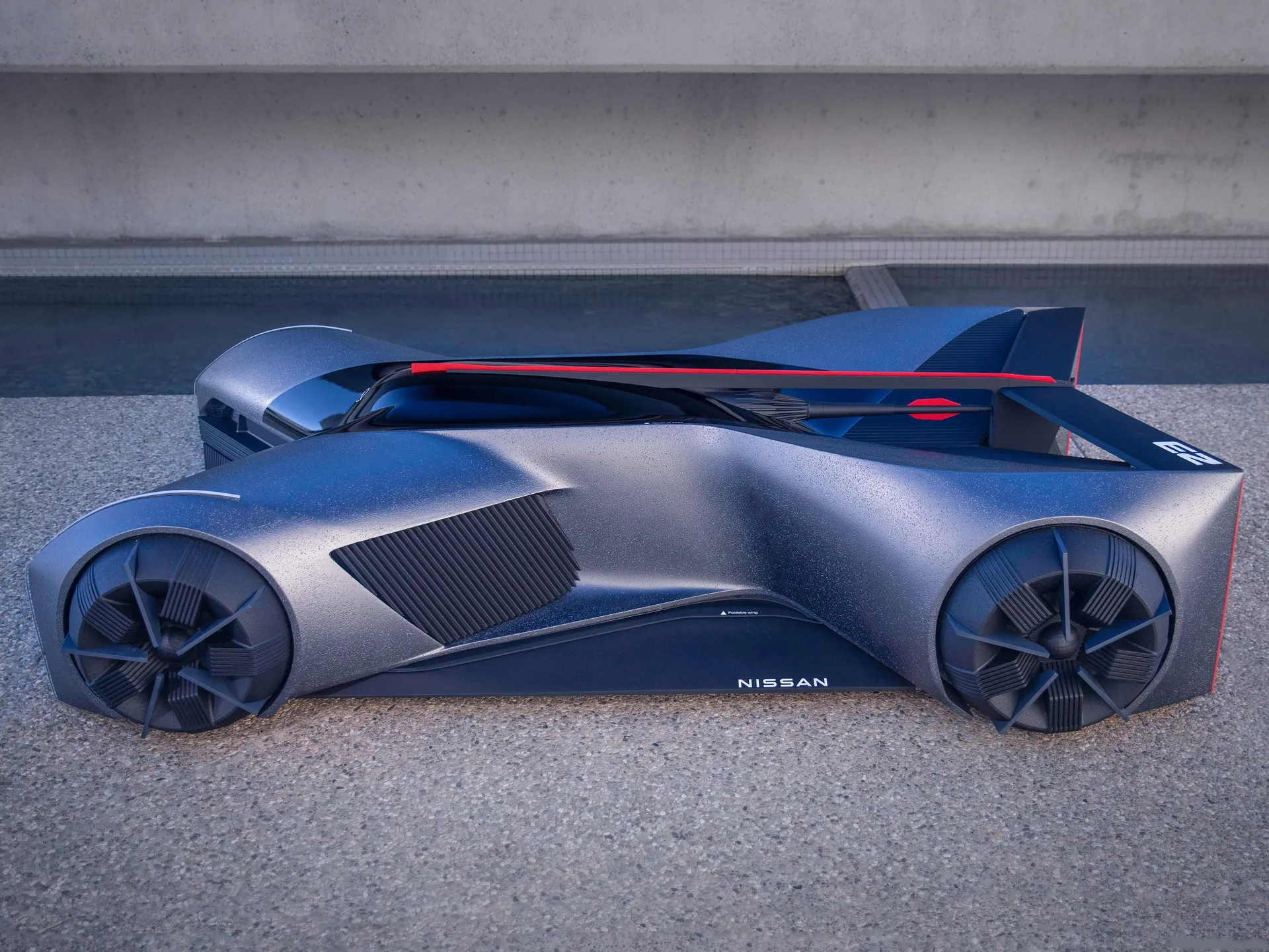 Nissan GT-R X 2050 Concept (2020) – boční profil