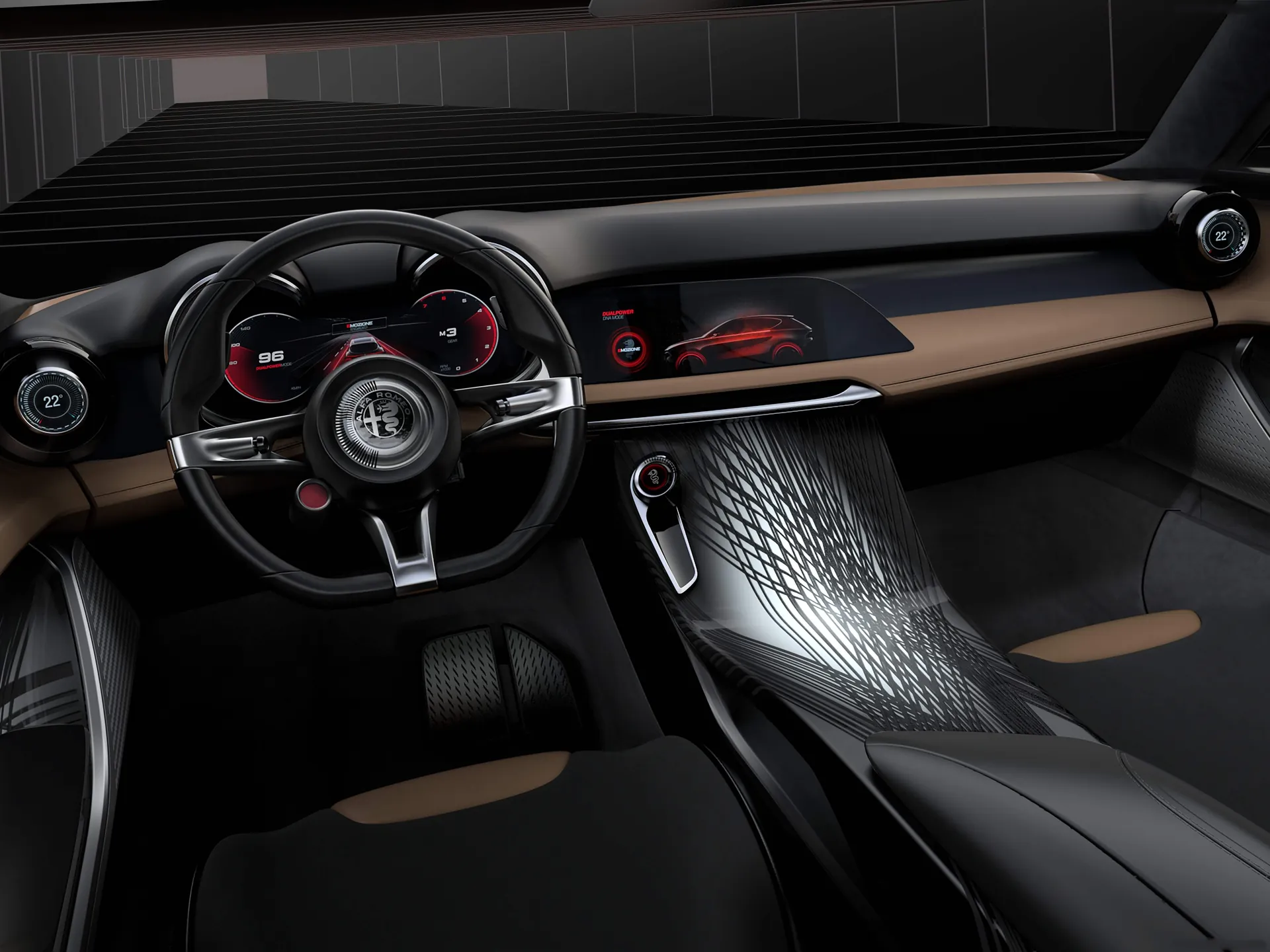 Alfa Romeo Tonale Concept (2019) – interiér