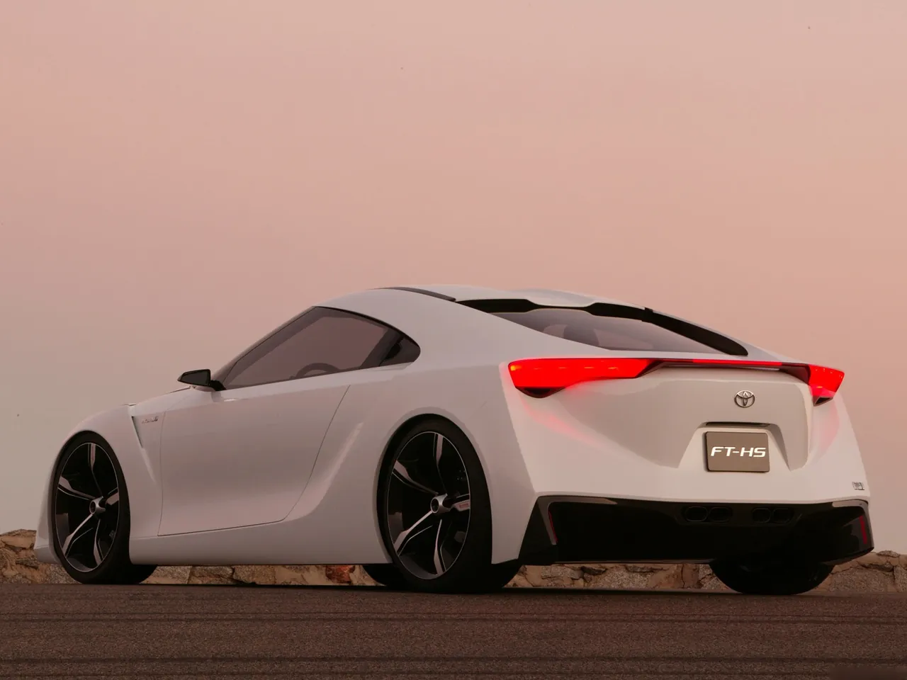 Toyota FT-HS Concept (2007) – zadní tříčtvrteční pohled
