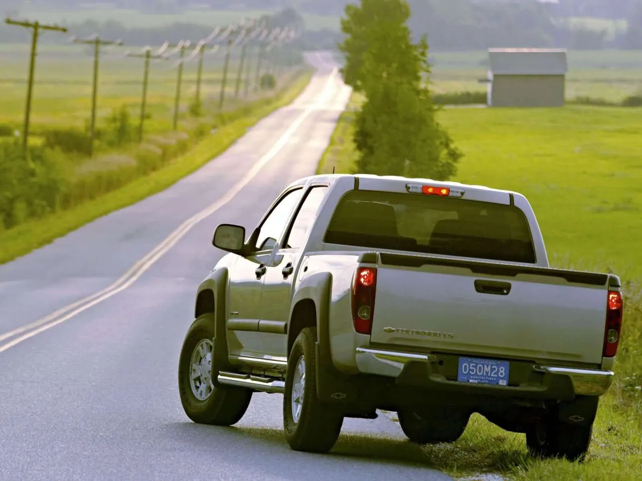 Chevrolet Colorado LS Z71 Crew Cab (2004) – zadní tříčtvrteční pohled
