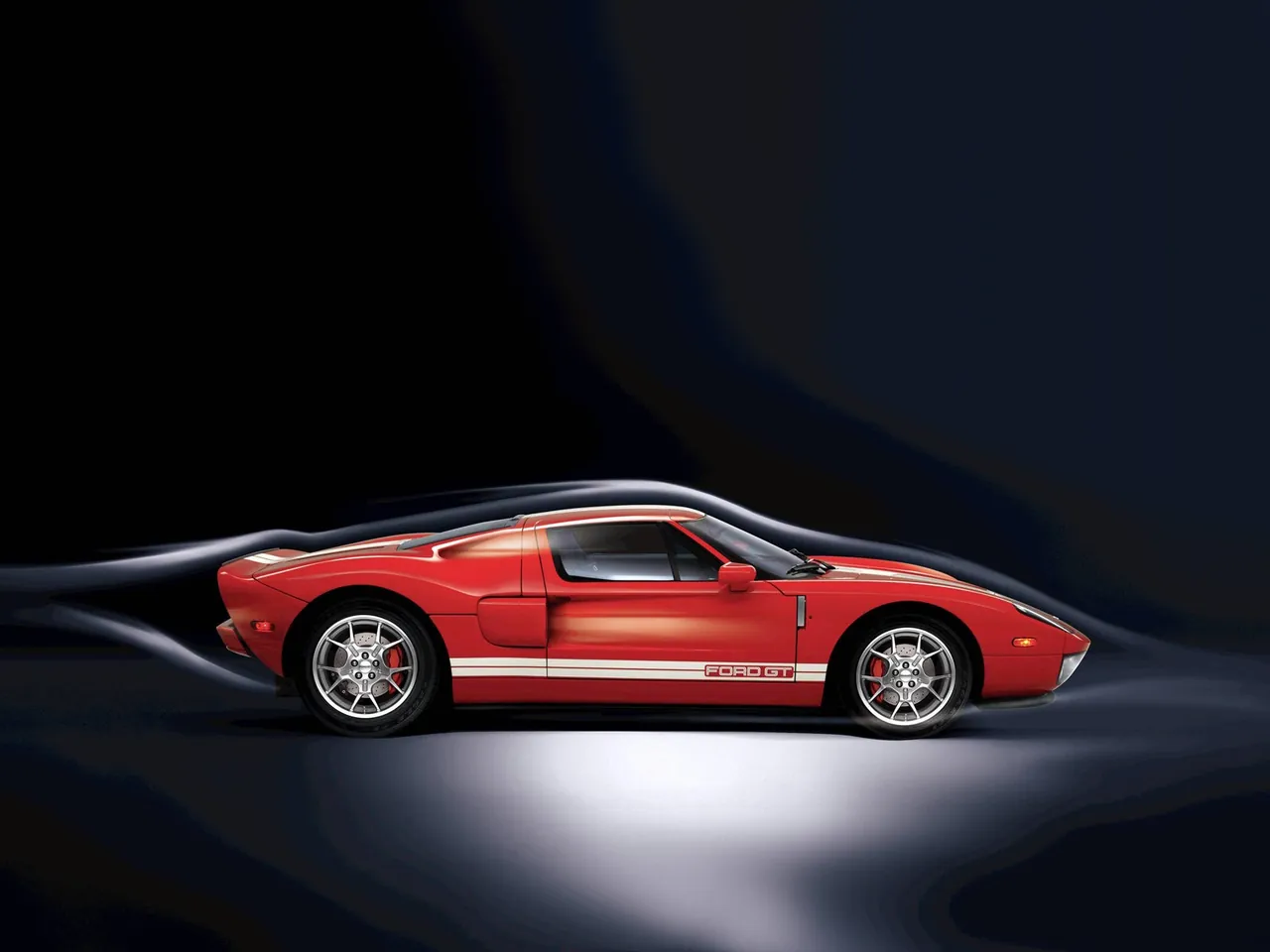 Ford GT (2005) – boční profil